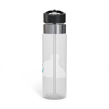 20oz Tritan Sport Bottle — Rottweiler on Pool Float Water Bottle