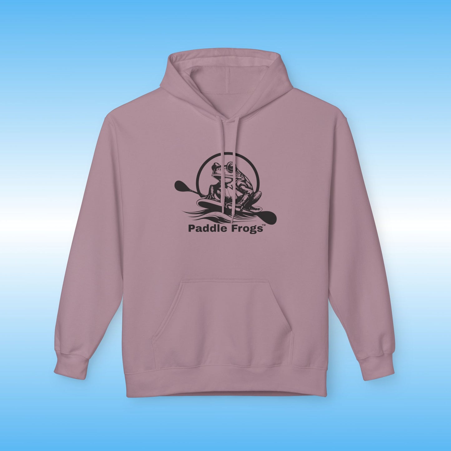 Soft Style Fleece Hoodie in 13 Colors by Paddle Frogs™
