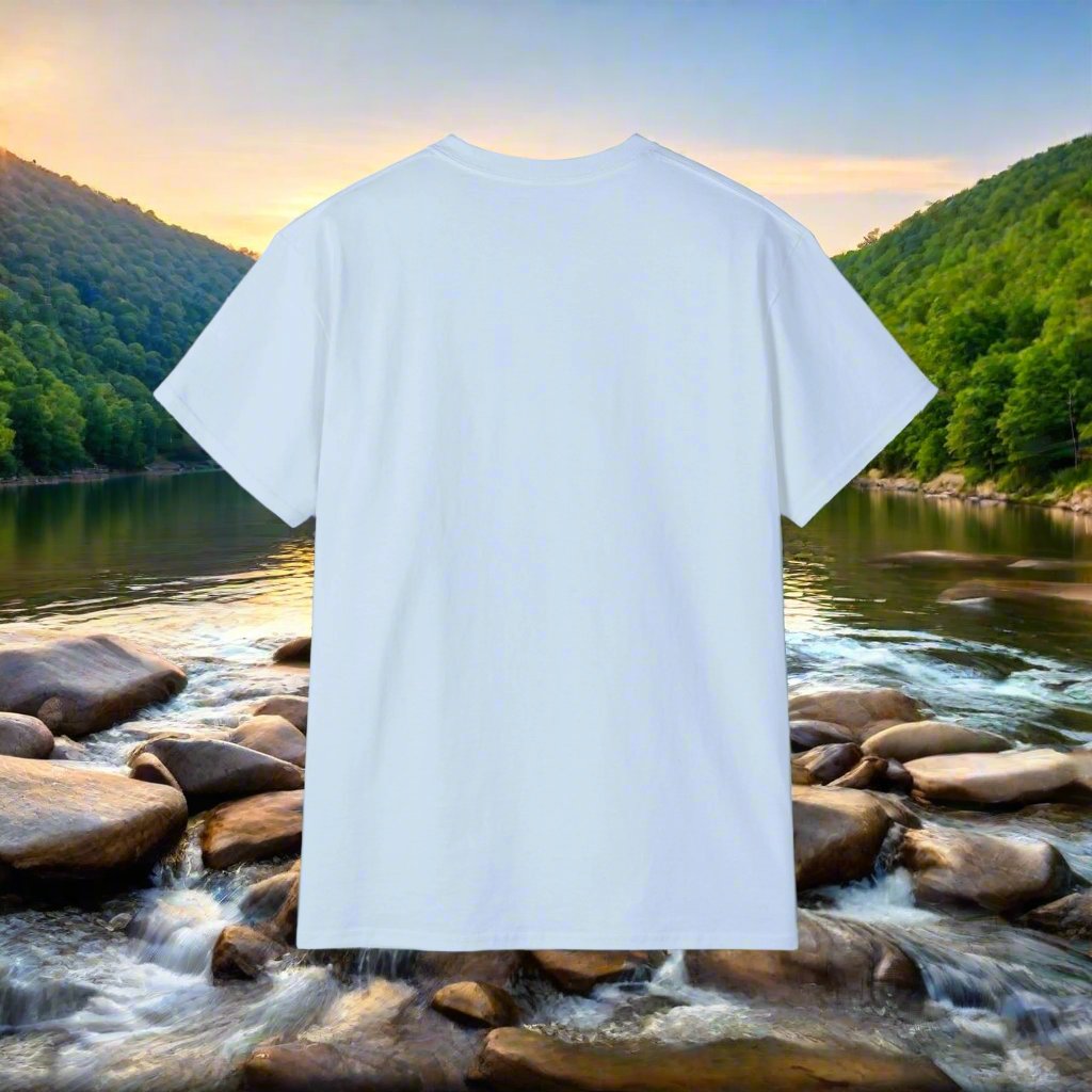 Sky Blue (backside) Original Paddle Frogs  Oeko-Tex Certified Tee 