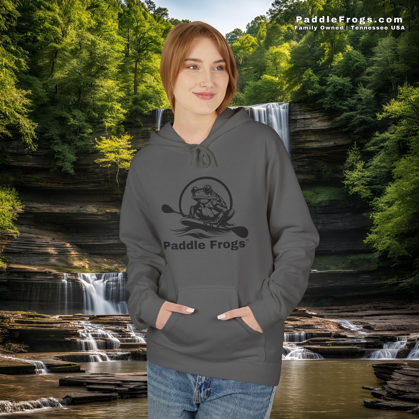 Fleece Soft style Hoodie | Paddle Frogs