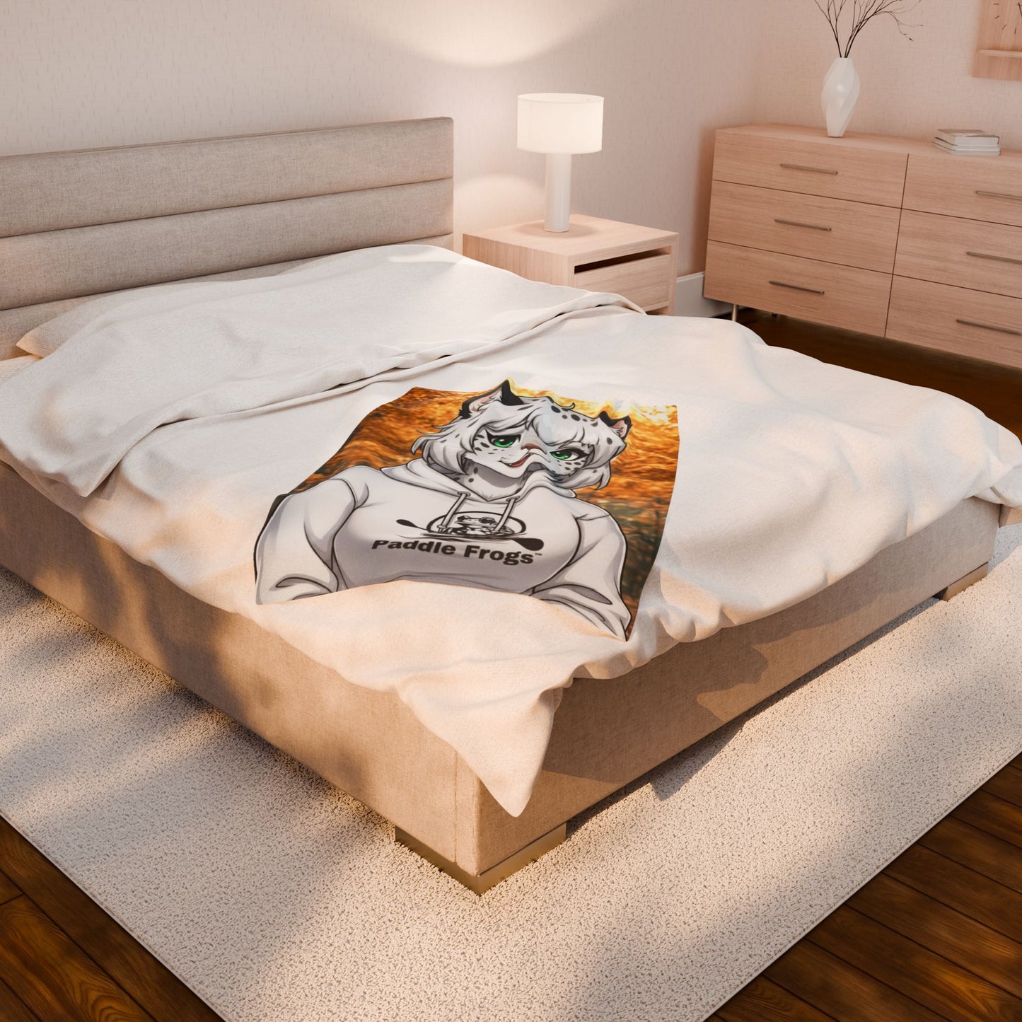 Snow | Plush Blanket - Leopard