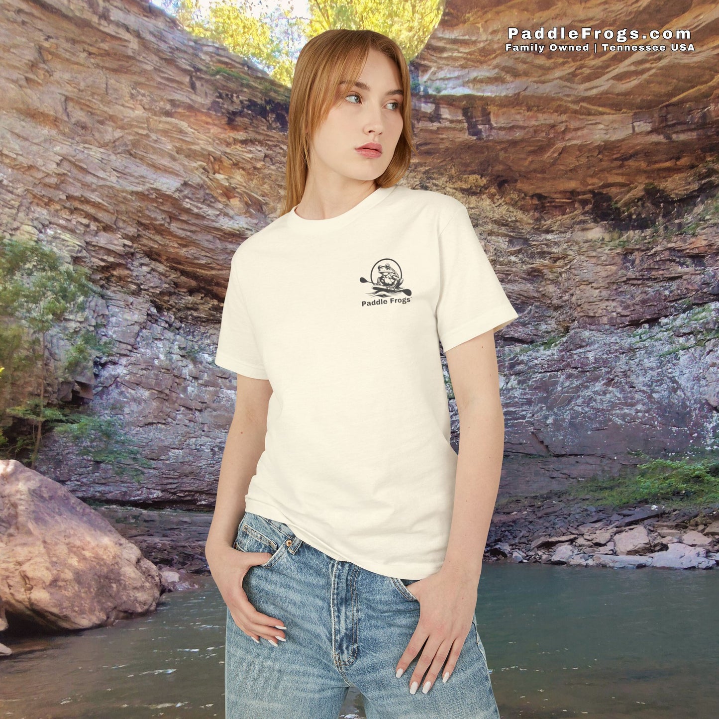 Earthy T-Shirt Paddle Frogs Unisex