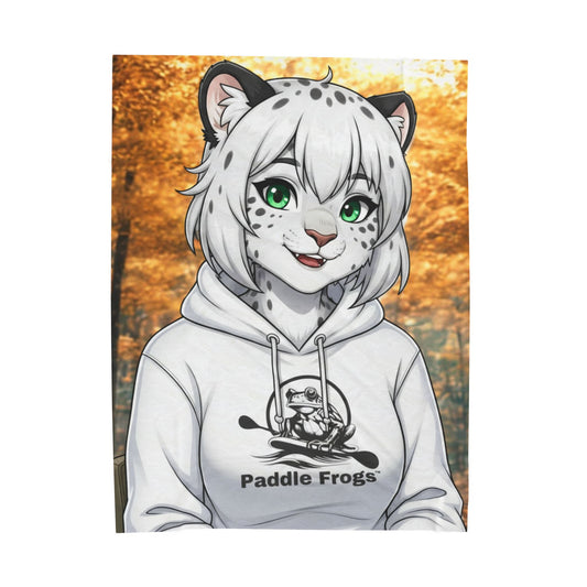 Snow | Plush Blanket - Leopard