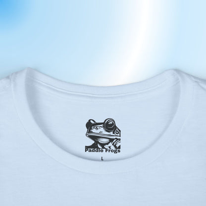 Paddle Frogs printed neck label