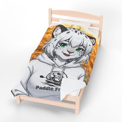 Snow | Plush Blanket - Leopard