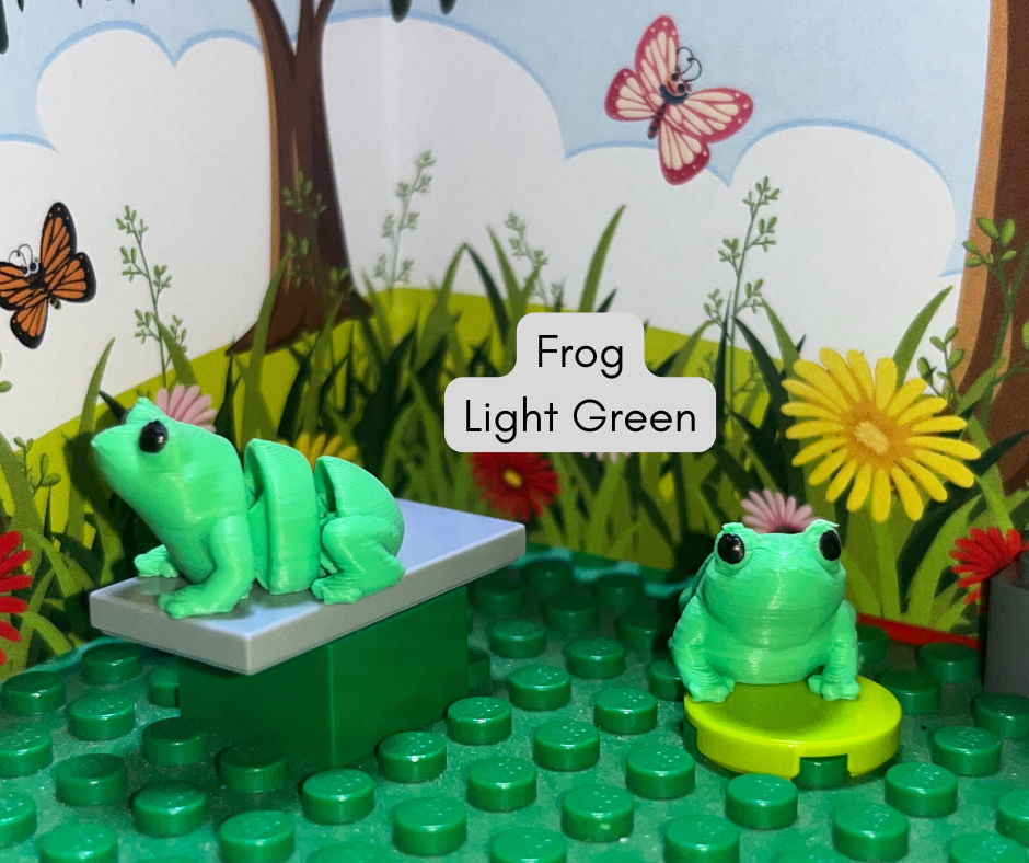 Fun Frog Pocket Fidget Friend (with Colorful Play Scene)