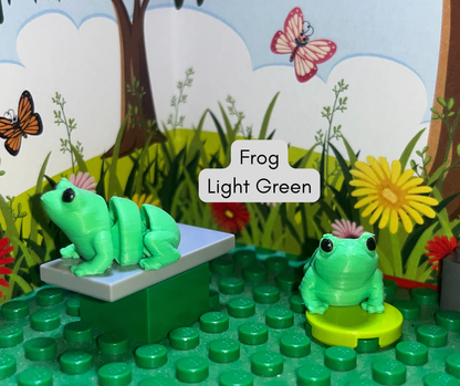 Fun Frog Pocket Fidget Friend (with Colorful Play Scene)