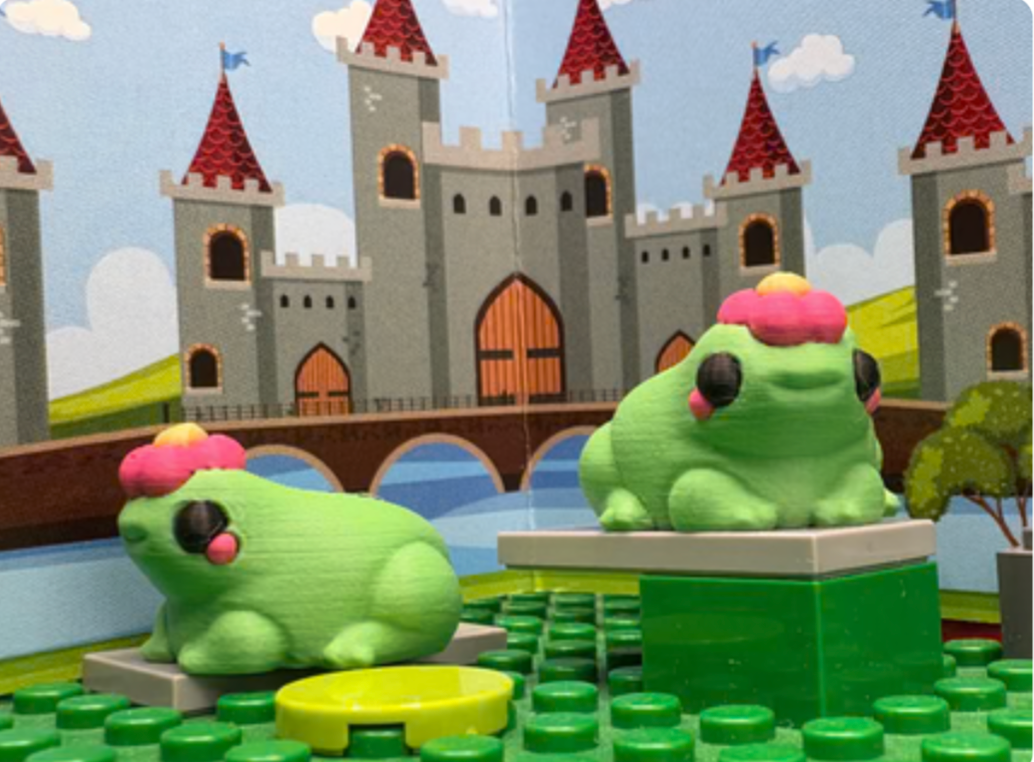 Fun Frog Pocket Fidget Friend (with Colorful Play Scene)