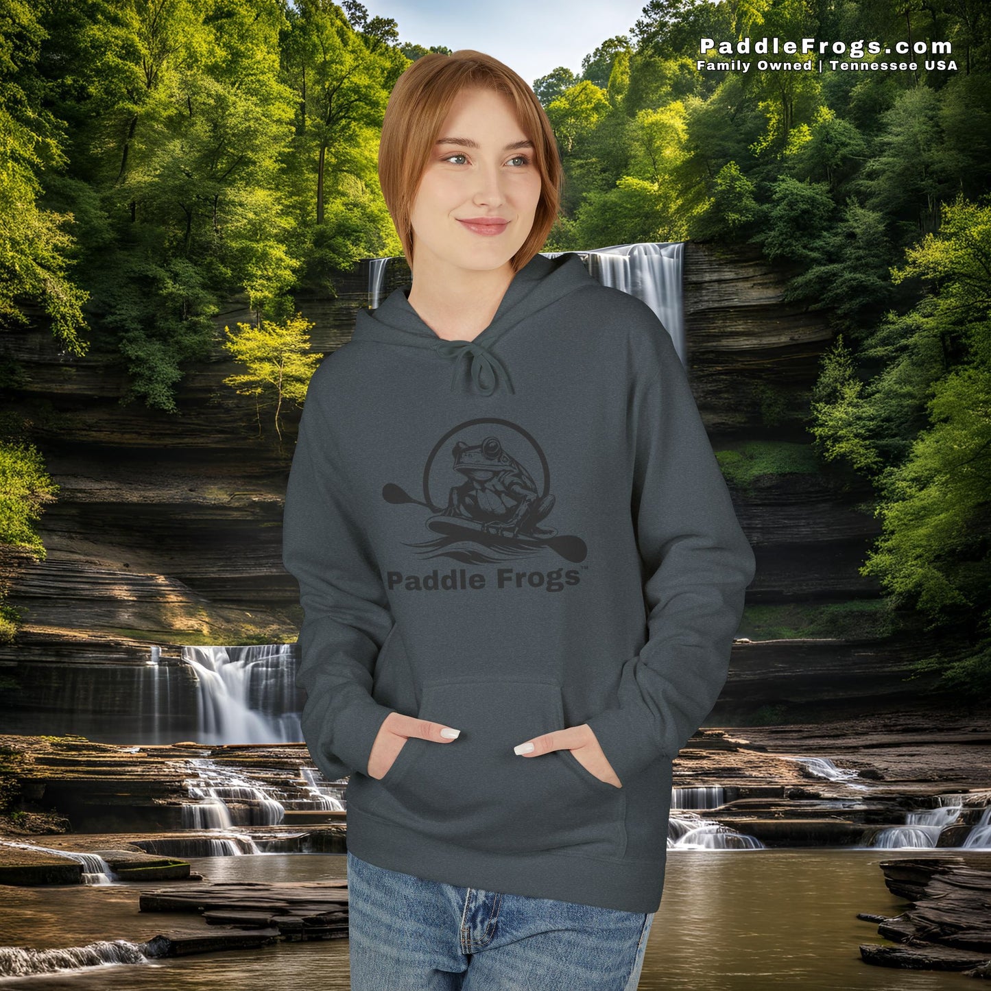 Fleece Soft style Hoodie | Paddle Frogs