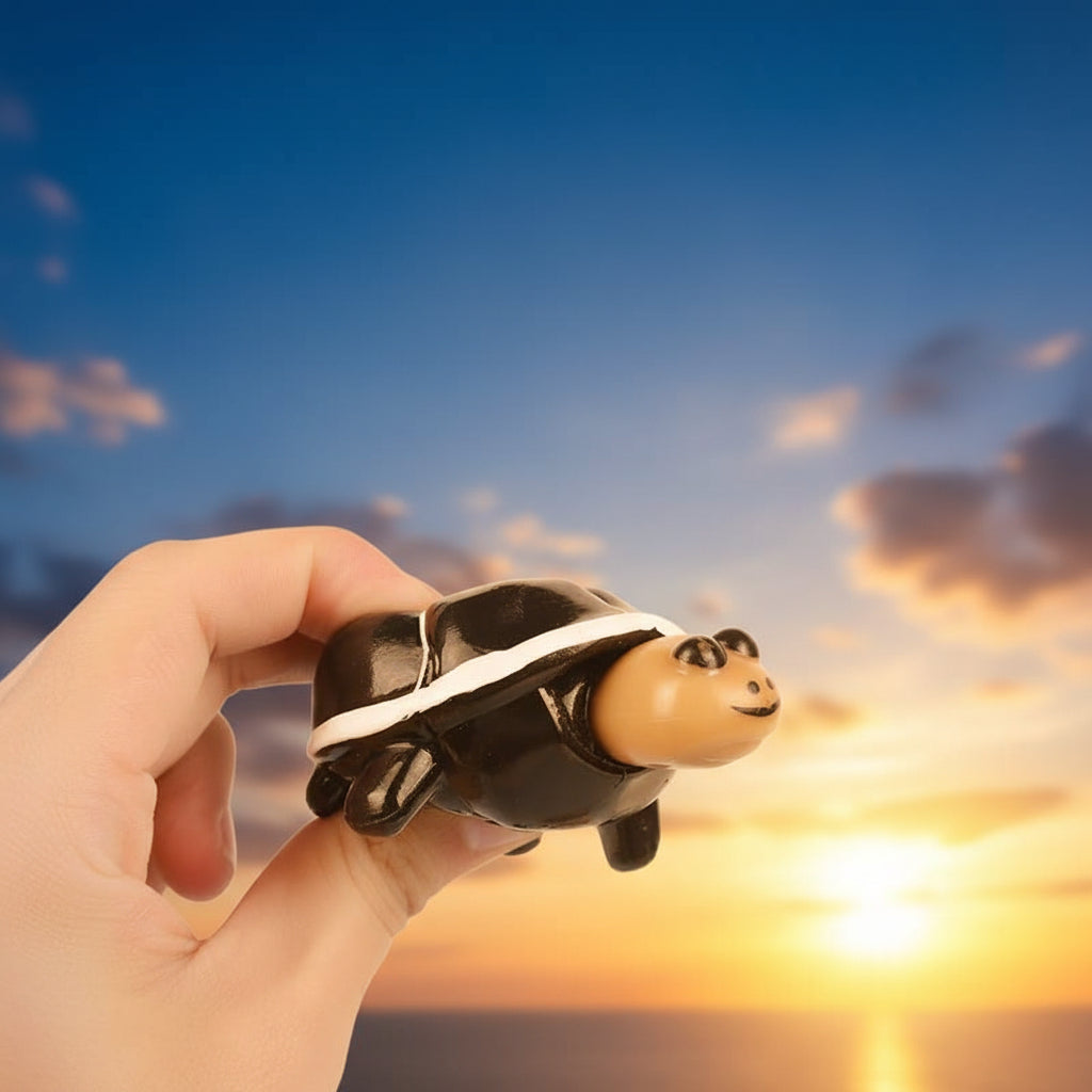 Turtle Pop-Out Sensory Fidget Back Pack Keychains