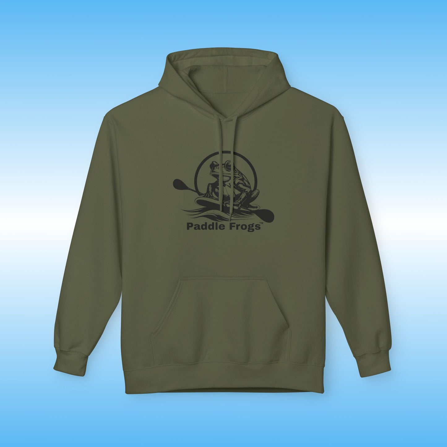 Soft Style Fleece Hoodie in 13 Colors by Paddle Frogs™