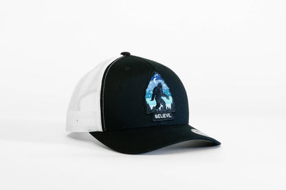 Believe Bigfoot Vintage Trucker Hat