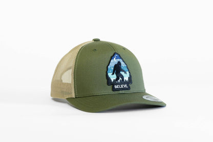 Believe Bigfoot Vintage Trucker Hat