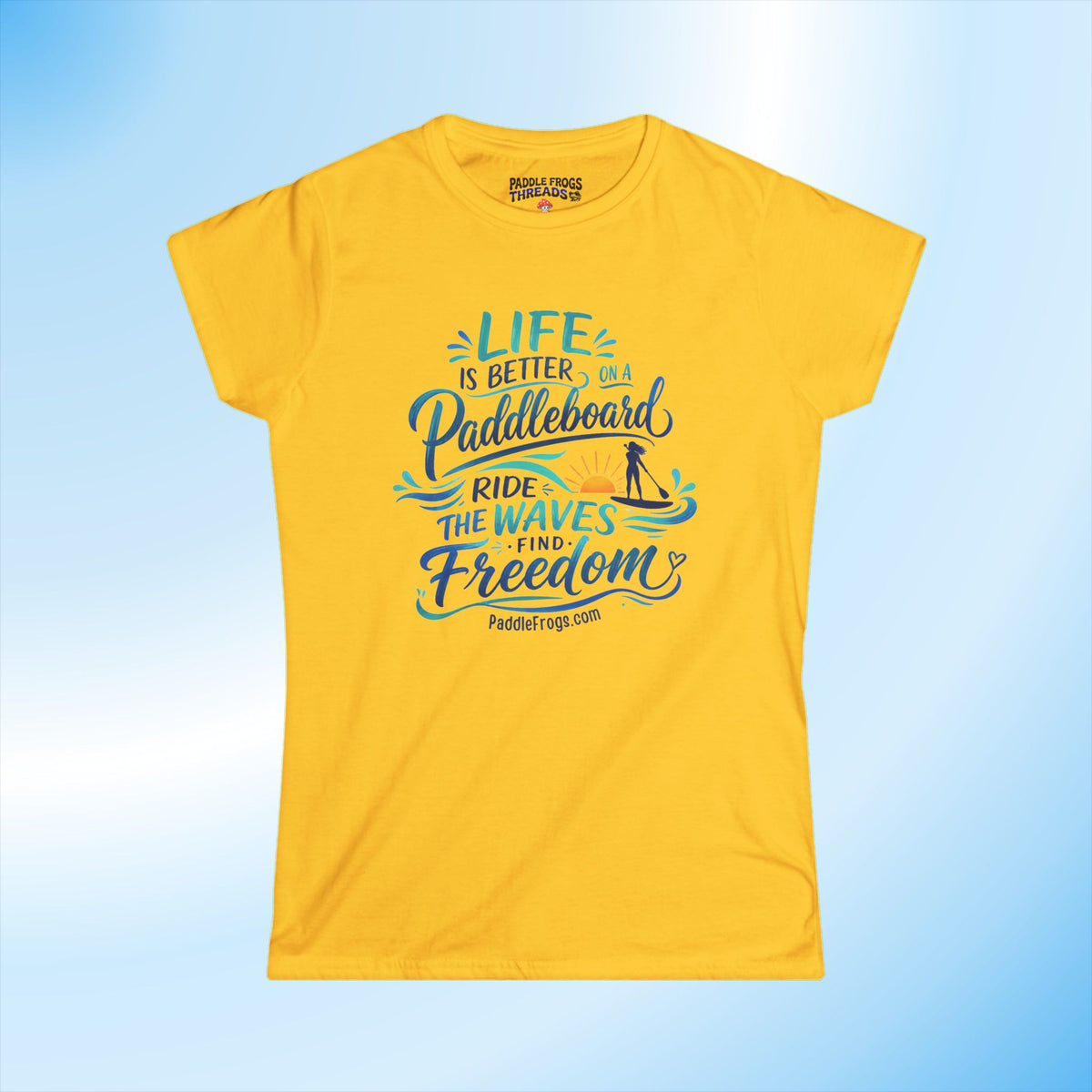 Life Is Better on a Paddleboard Women’s Tee | Paddle Frogs™