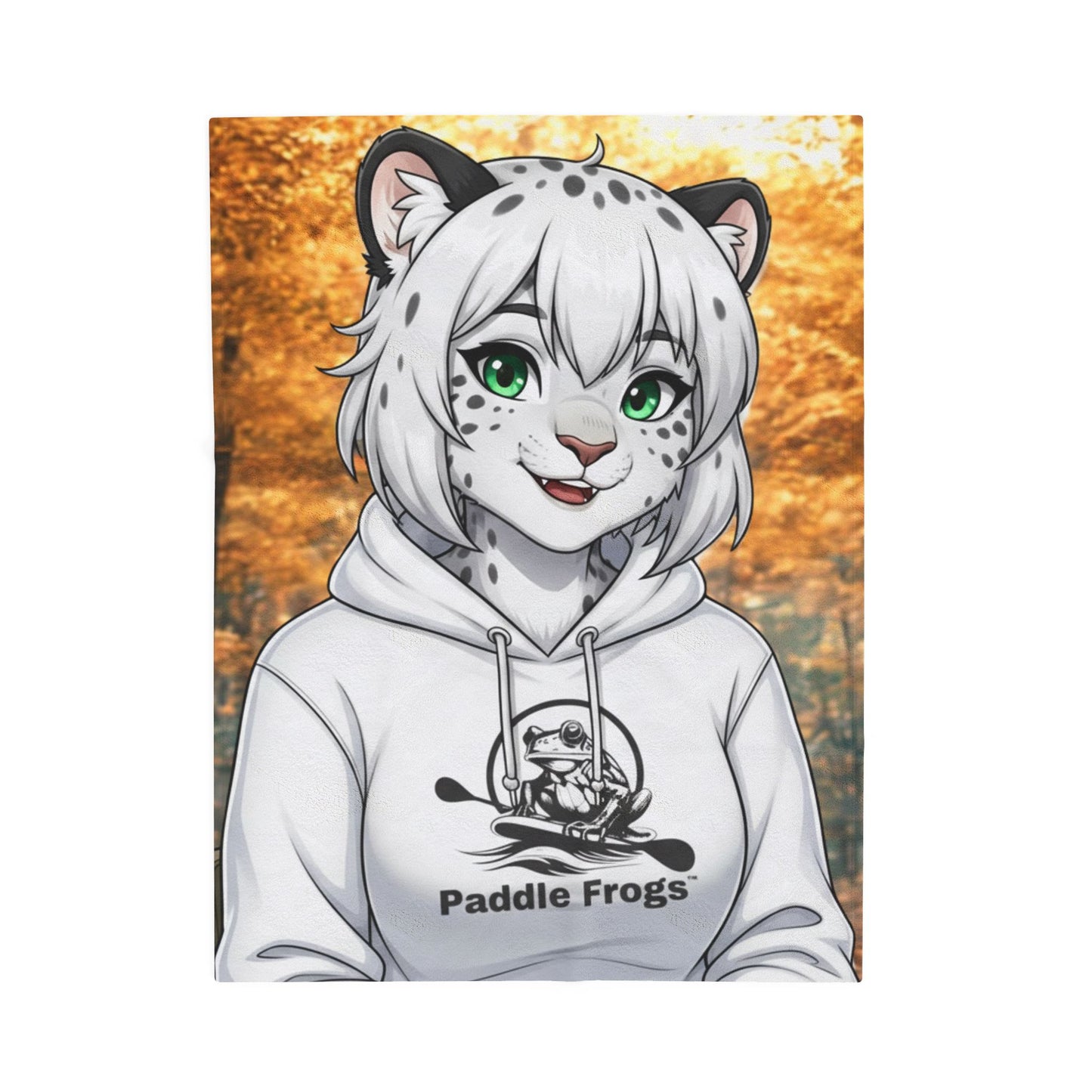 Snow | Plush Blanket - Leopard