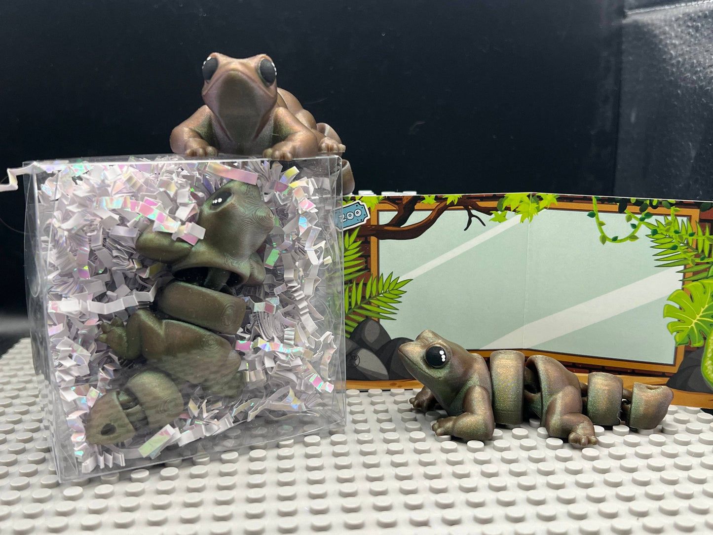 Pocket Fidget Friend- Iridescent Olive