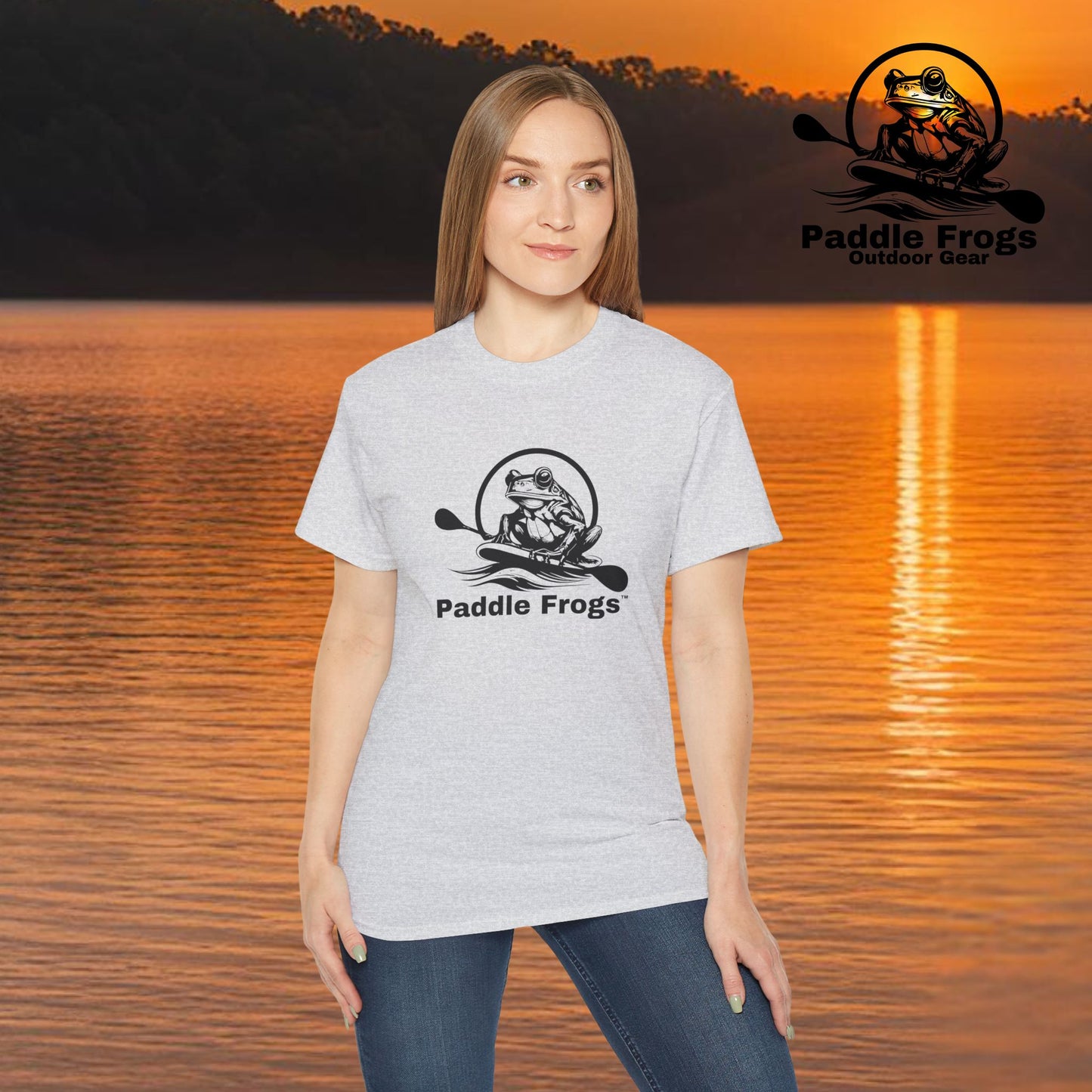 Logo T-Shirt: Paddle Frogs Outdoor Gear