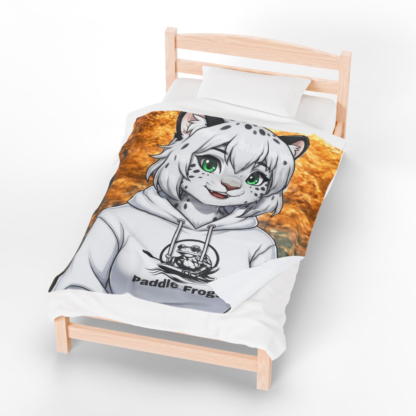 Snow | Plush Blanket - Leopard
