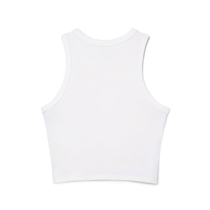 Women's Micro Rib Racer Tank Top Paddle Frogs