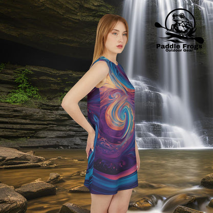 Purple Odyssey Sleeveless Dress: Paddle Frogs Outdoor Gear Festival Beach Wear