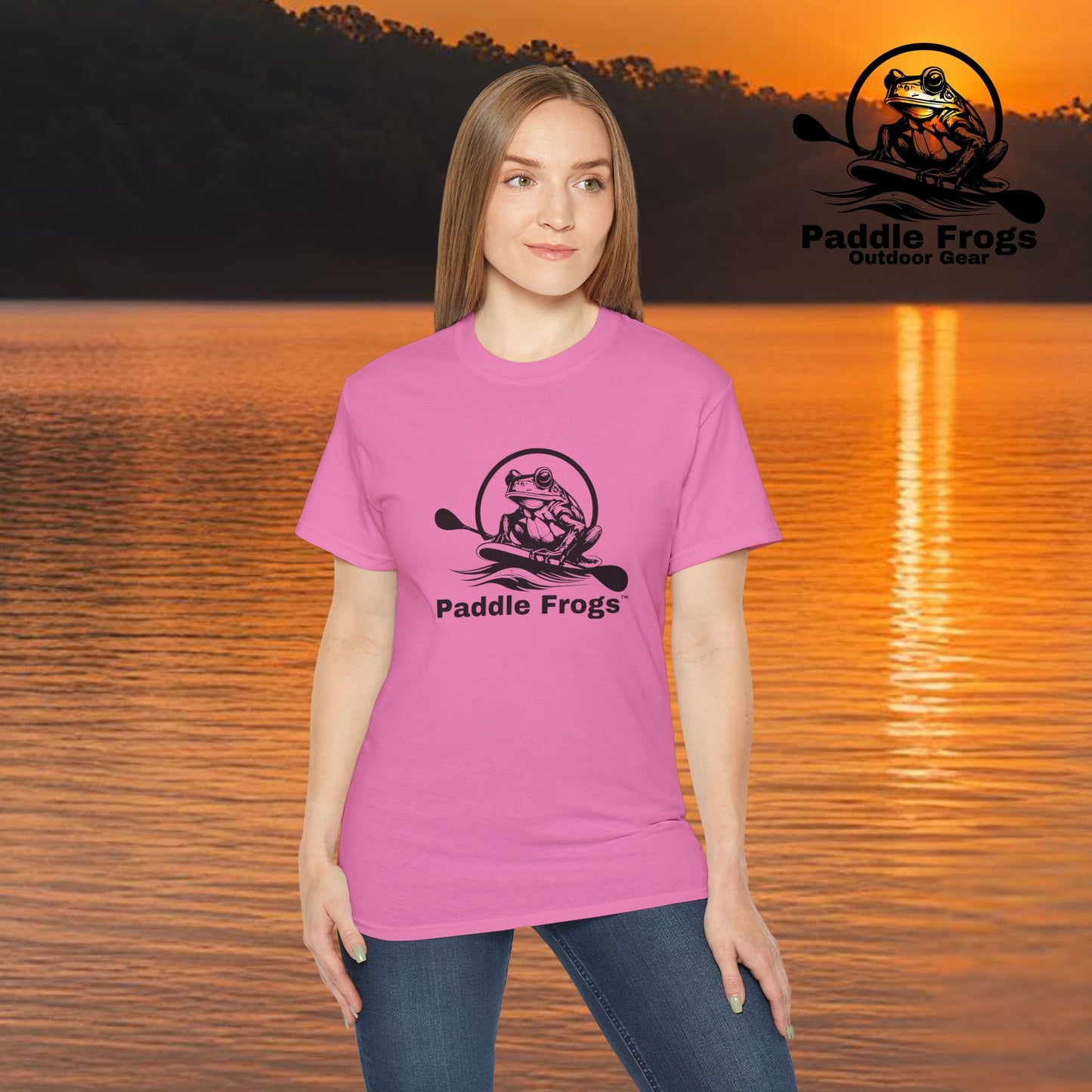 Logo T-Shirt: Paddle Frogs Outdoor Gear