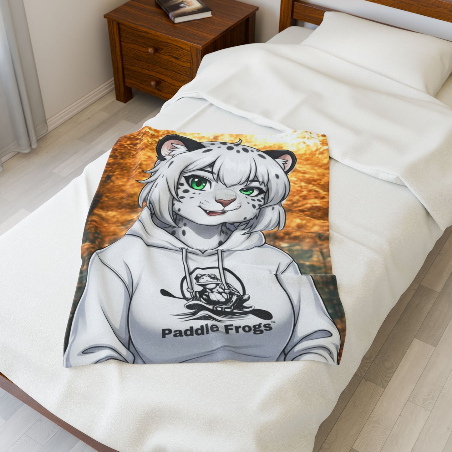 Snow | Plush Blanket - Leopard