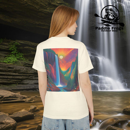 Mountain Sunrise Tee - Colorful Pop Art Design