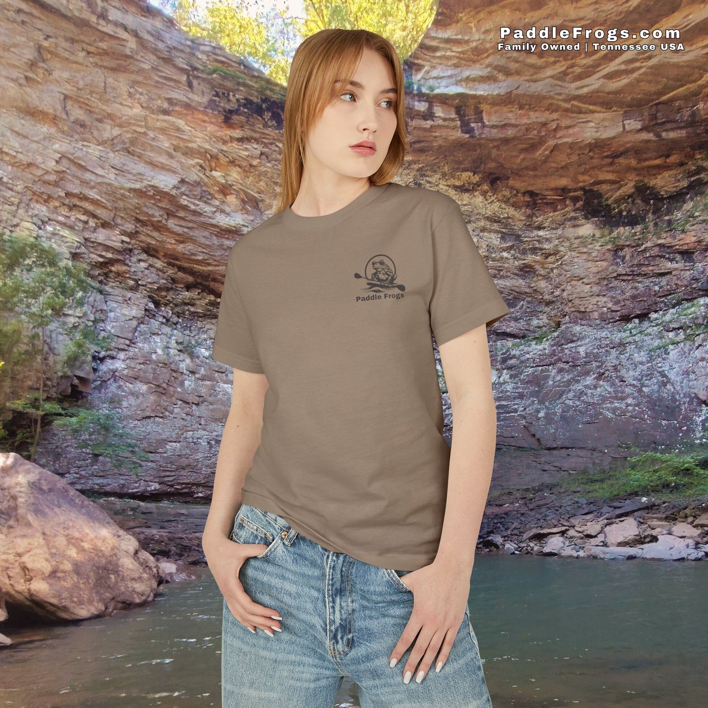 Earthy T-Shirt Paddle Frogs Unisex