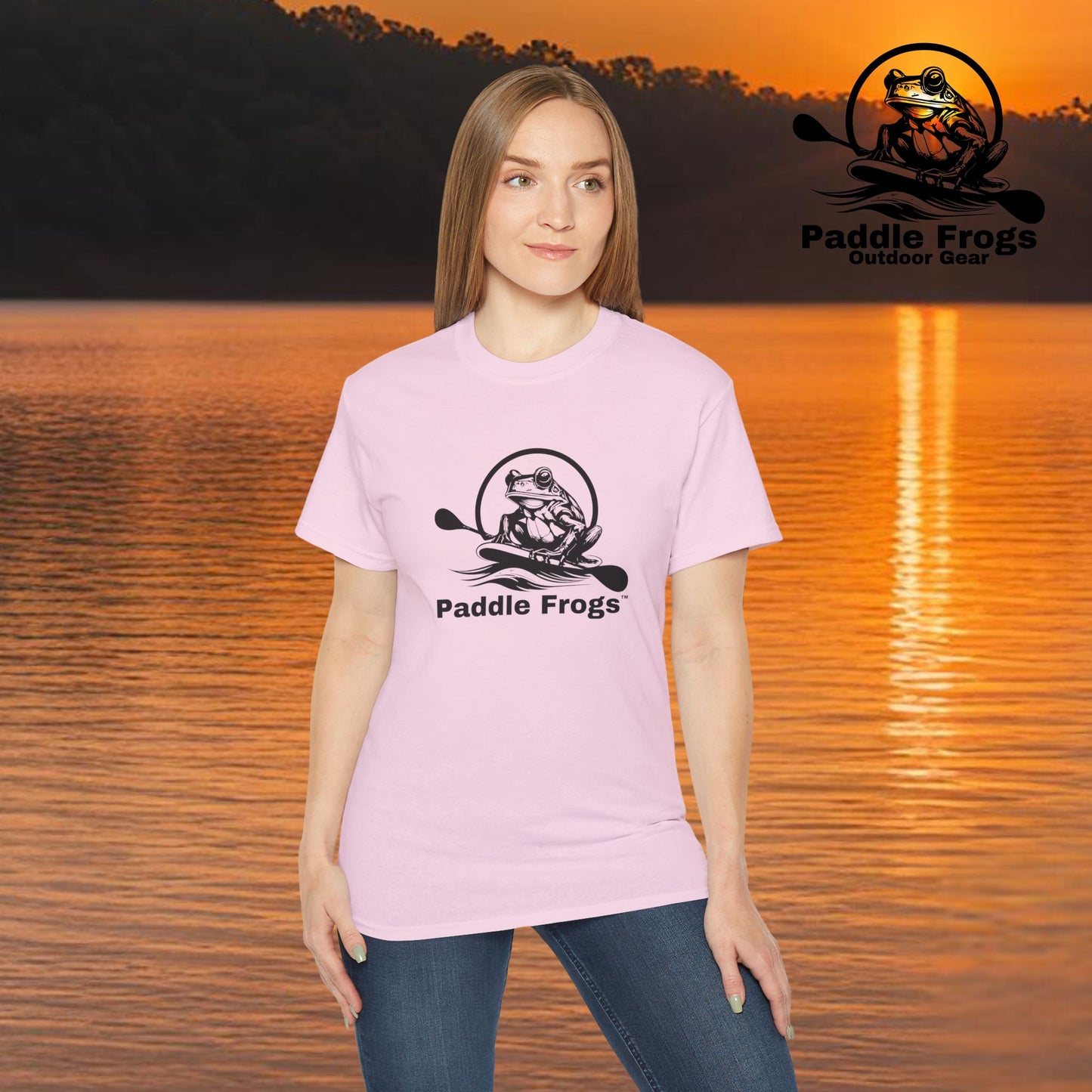 Logo T-Shirt: Paddle Frogs Outdoor Gear