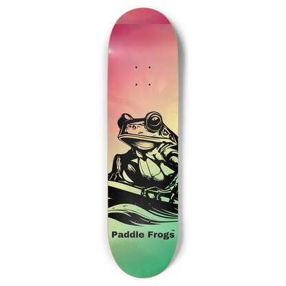 Reggae Style 8.75x33in. Paddle Frogs Skateboard Deck