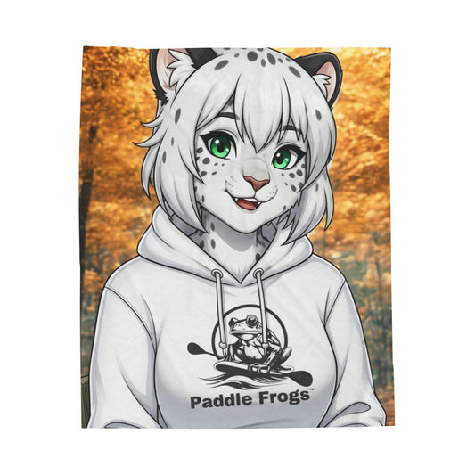 Snow | Plush Blanket - Leopard
