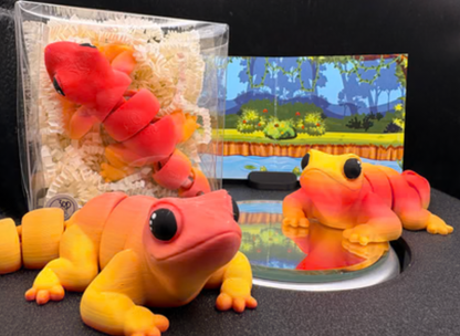 Ultra-Cute Lizard Pocket Fidget Friend (with Colorful Play Scene)