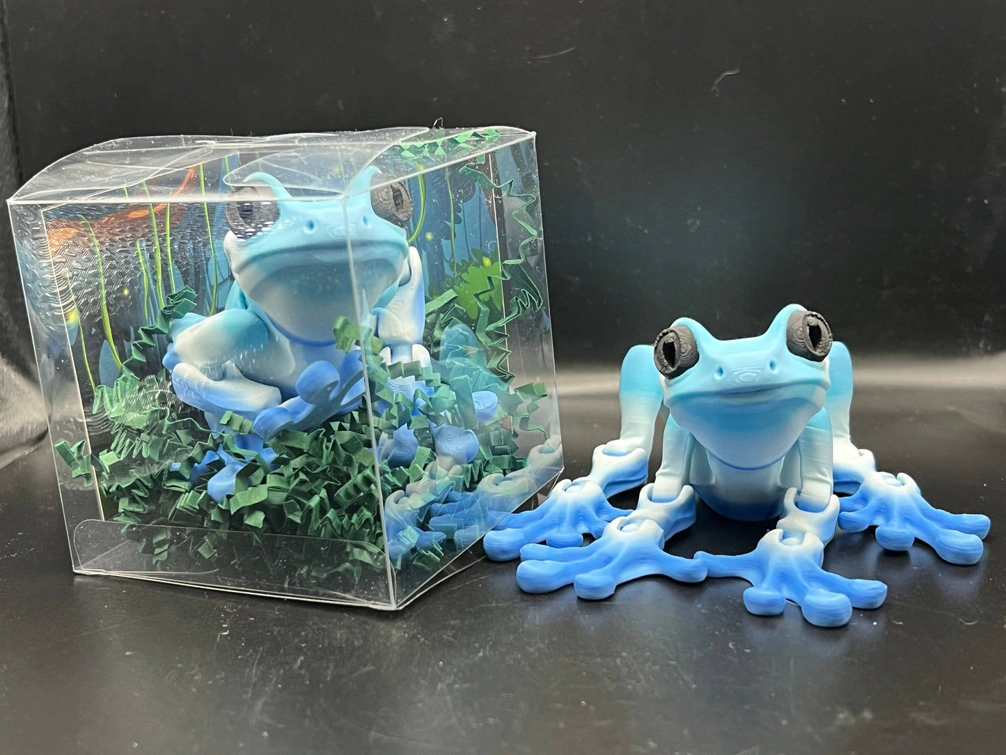 Fun Frog Pocket Fidget Friend (with Colorful Play Scene)