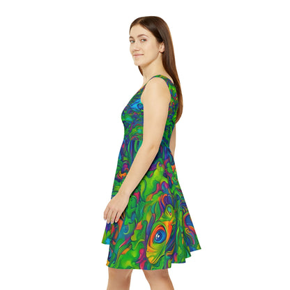 Trippin on Frogs Skater | Sun Dress