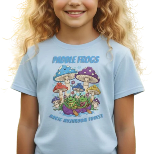 A Canoe Ride Through the Magic Mushroom Forest on a transparent background