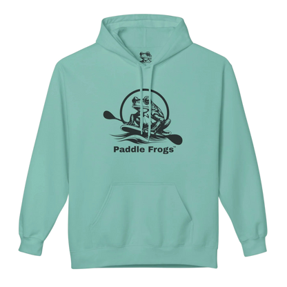 Aquatic Green | Paddle Frogs™ Soft Fleece Hoodie: Soft Fleece, Wild Soul (12 Colors) 
