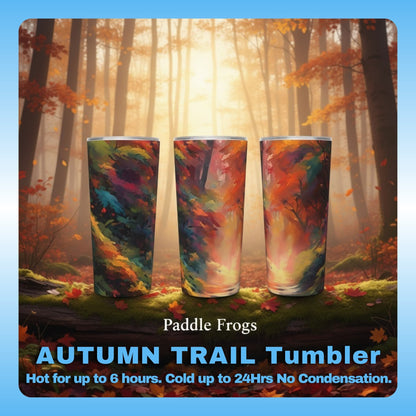 Autumn Trail full wrap colorful fall season | Paddle Frogs™ 22oz Tumbler 