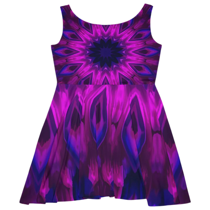 The Violet Bloom Boarder Dress