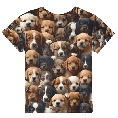 Backside Kids Jersey - Paddle Frogs & Adorable Puppy | Skate & Paddle Design