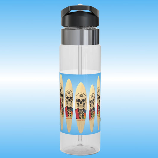 Balanced Bennie | Crystal Clear Water Bottle By Paddle Frogs | Pics of Pintail Longboard Skateboard
