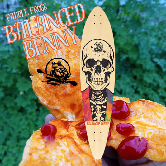 Balanced Benny | Pro Pintail Skateboard Deck - Paddle Frogs Outdoor Gear | Roane County Tennessee, USA
