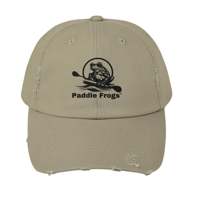 Drifter's Cap: Paddle Frogs™ Vintage Distressed Ballcap