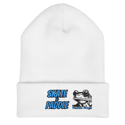 Beanie Hat - Paddle Frogs™ Original Skate & Paddle | 3 Colors - White