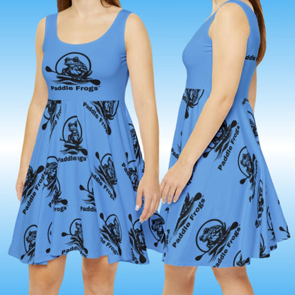 Beautiful Blue Sundress | Skater Dress | Paddle Frogs™