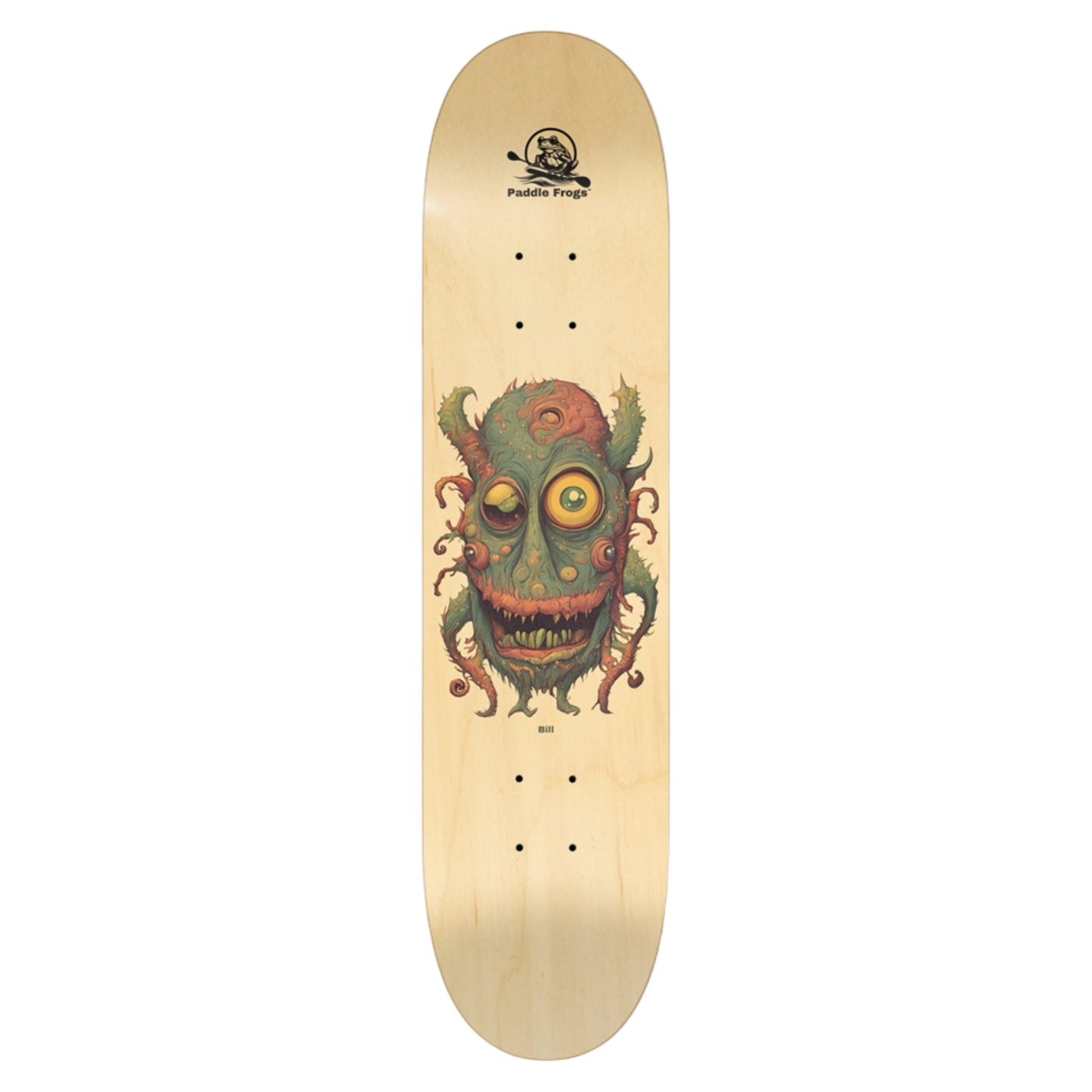 Bill | 7-5/8" skateboard deck by Paddle Frogs™
