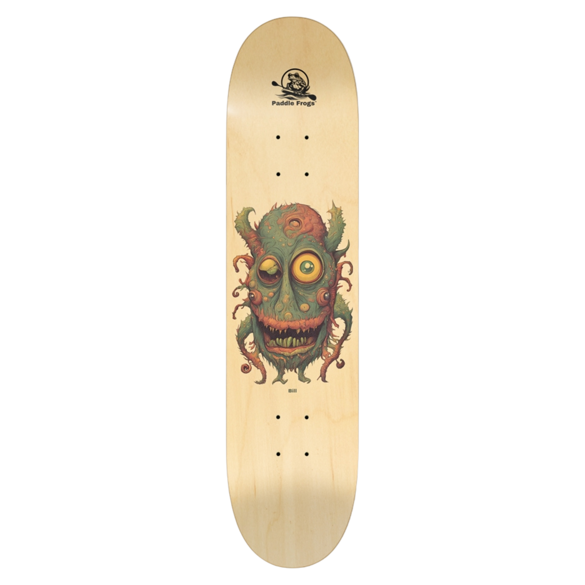 Bill | 7-5/8" skateboard deck by Paddle Frogs™