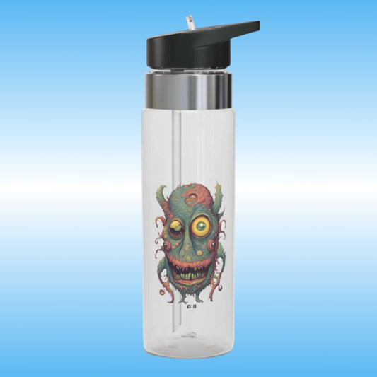 Bill Crystal Clear Water Bottles Paddle Frogs (Front Side)