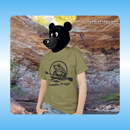Black bear in the Earthy Tee