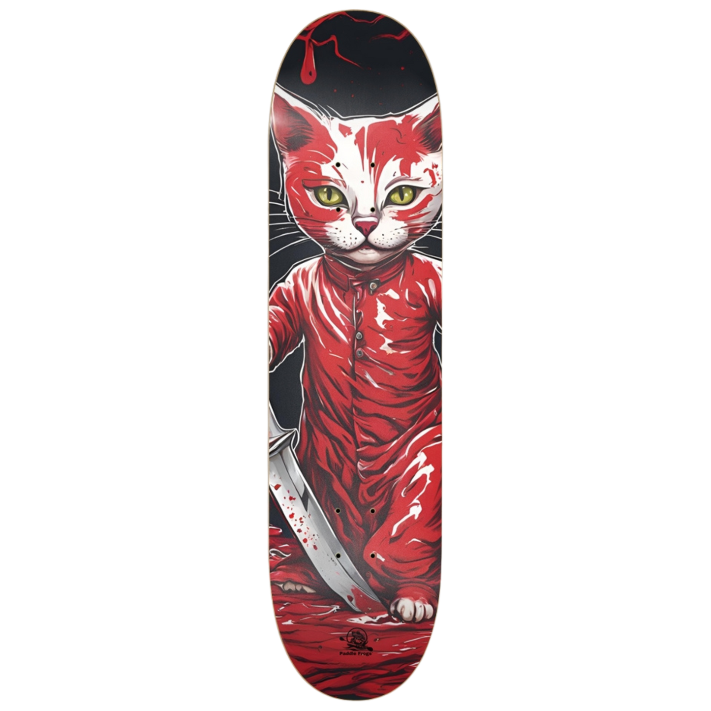 Bloody Kitty 8.25 Skateboard Deck | Paddle Frogs™