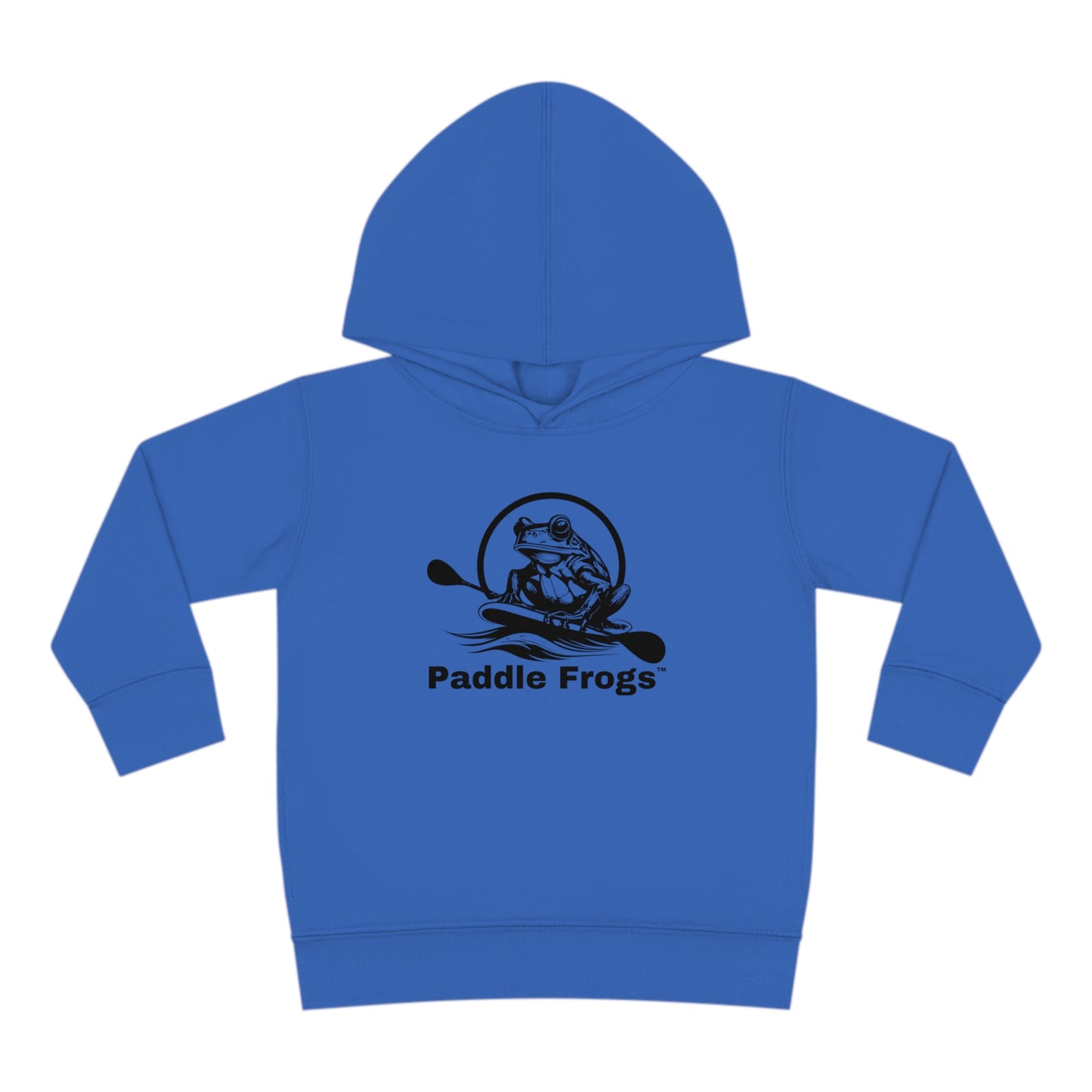 Blue Hoodie Paddle Frogs Kids (Youth), Kangaroo Pocket Hooded Jacket Coat 